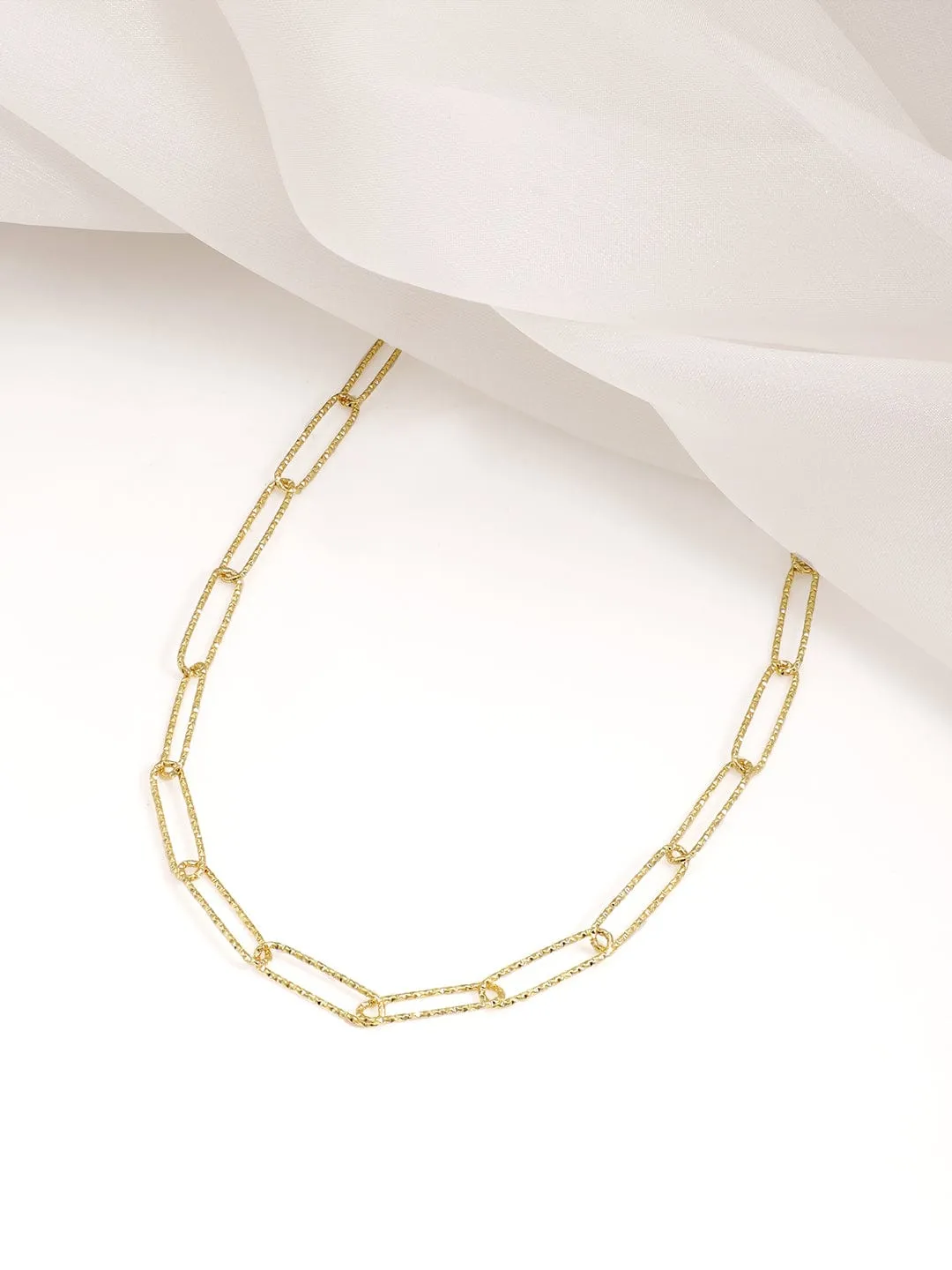 18KT Gold Plated Stainles Steel  Tarnish Free Waterproof Demi-Fine Necklace