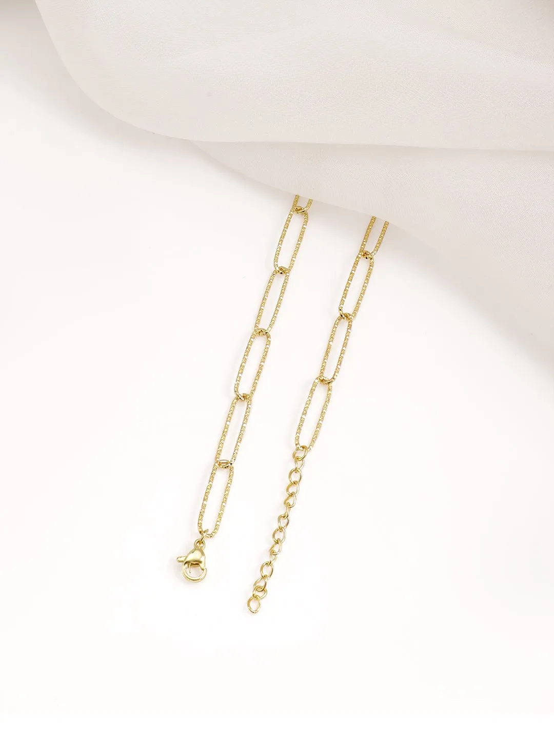 18KT Gold Plated Stainles Steel  Tarnish Free Waterproof Demi-Fine Necklace
