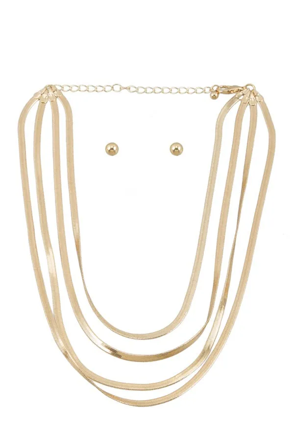 Besos 4 Layers Necklace