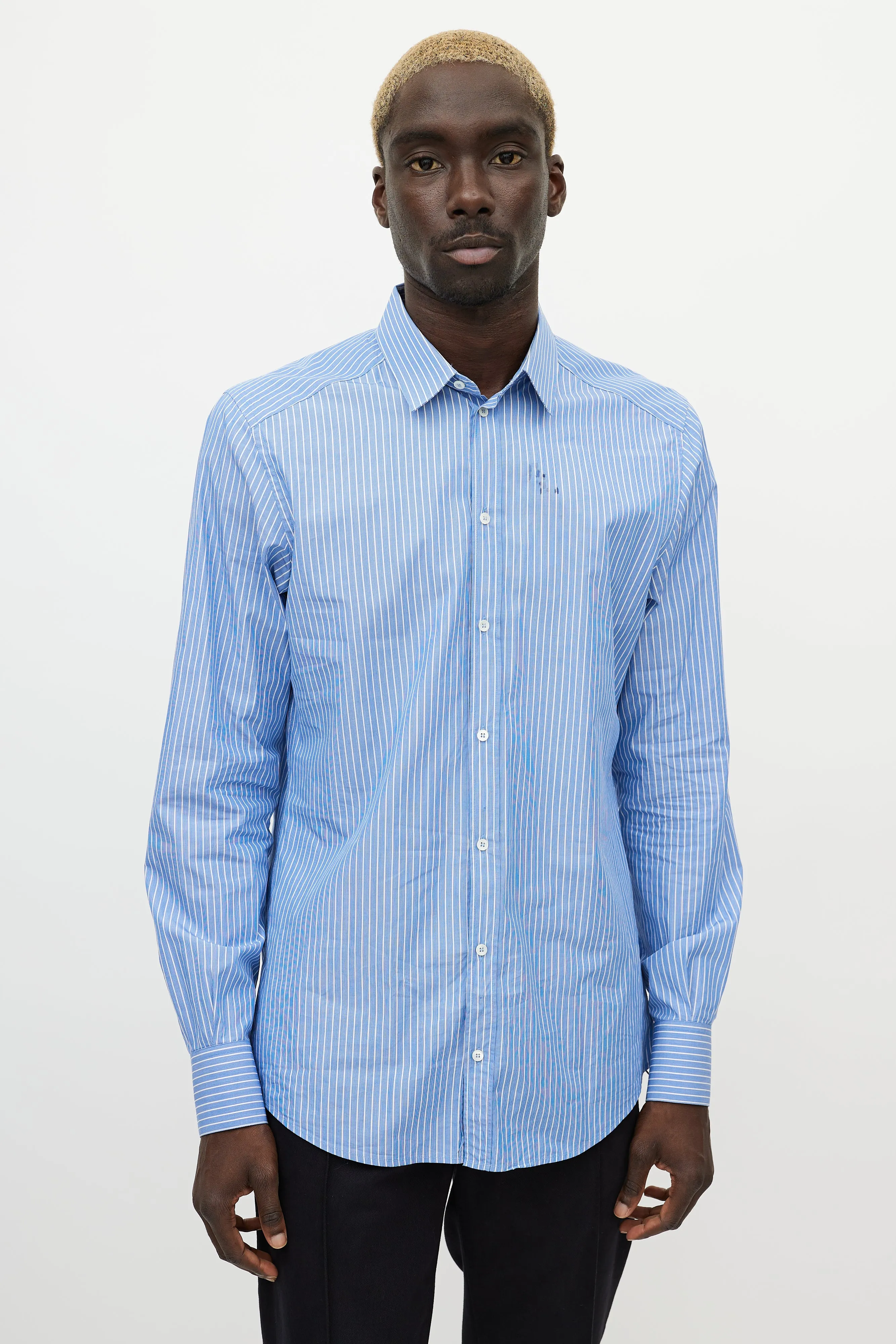Blue & White Stripe Shirt