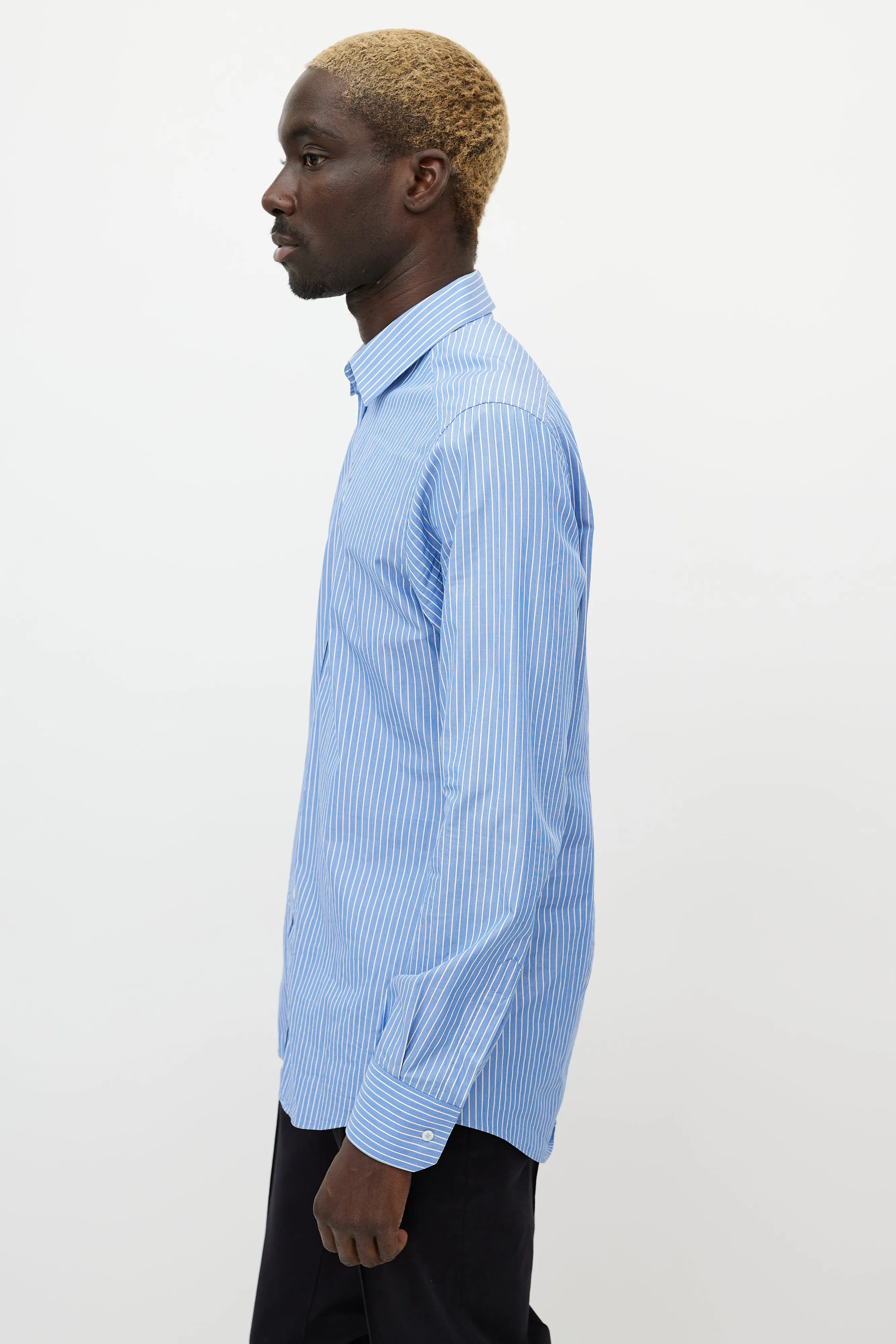 Blue & White Stripe Shirt