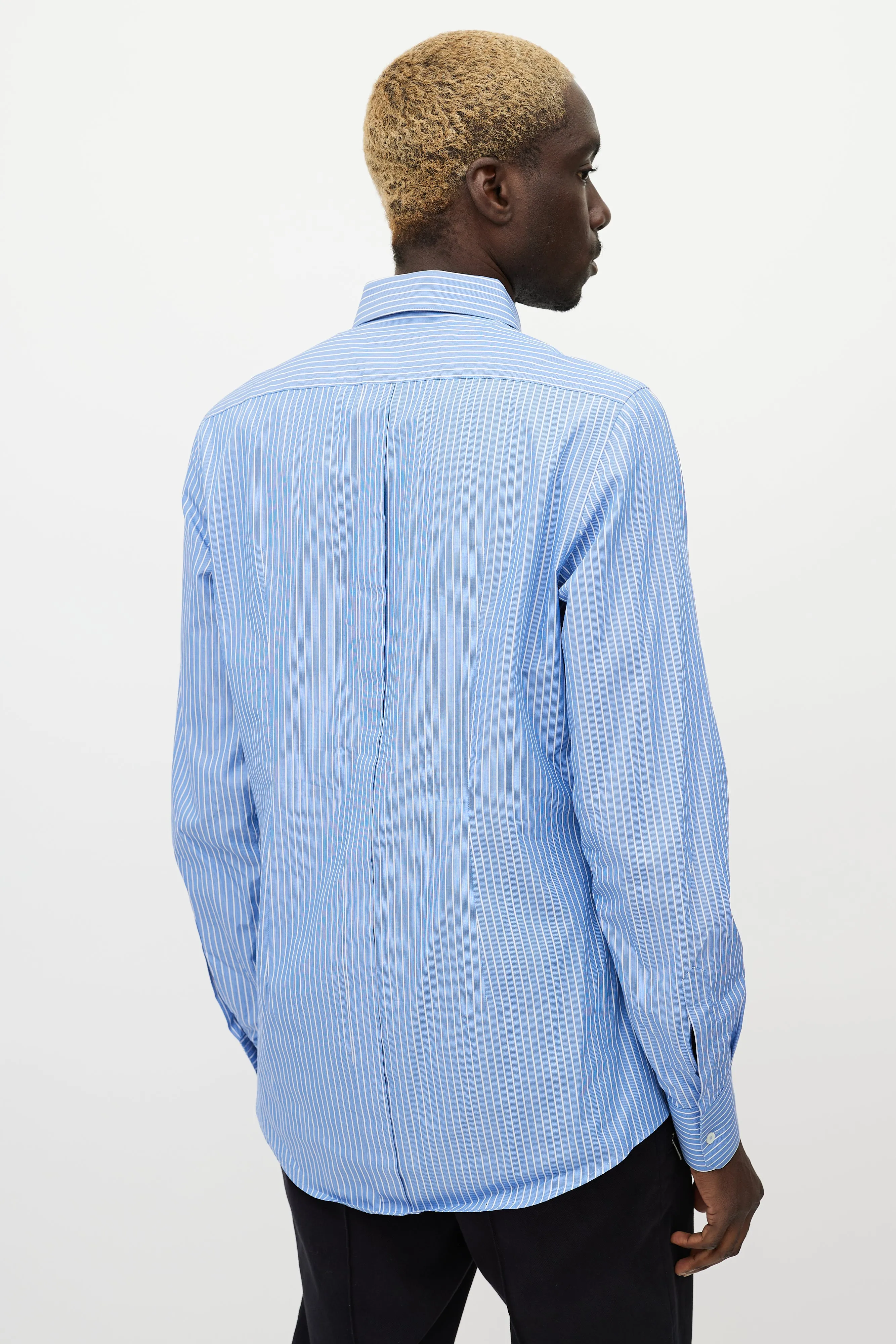 Blue & White Stripe Shirt