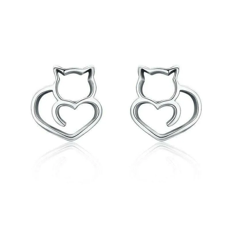 Cat Purr Earrings - Hannaca