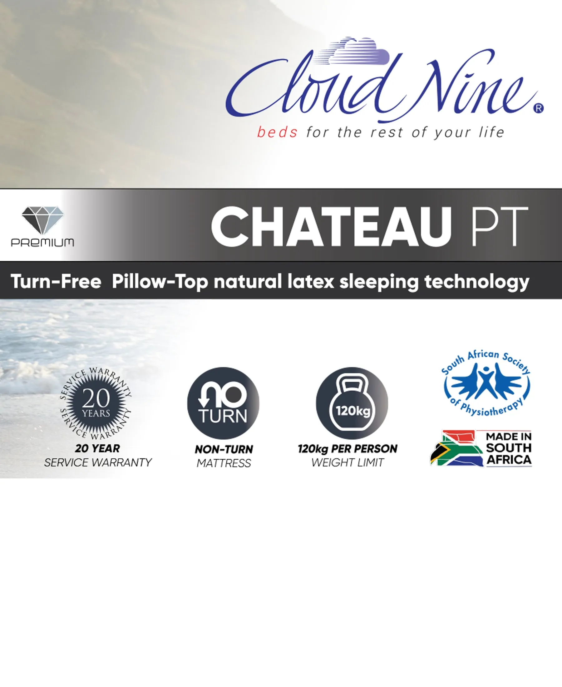 Cloud Nine Chateau PT Single Bed