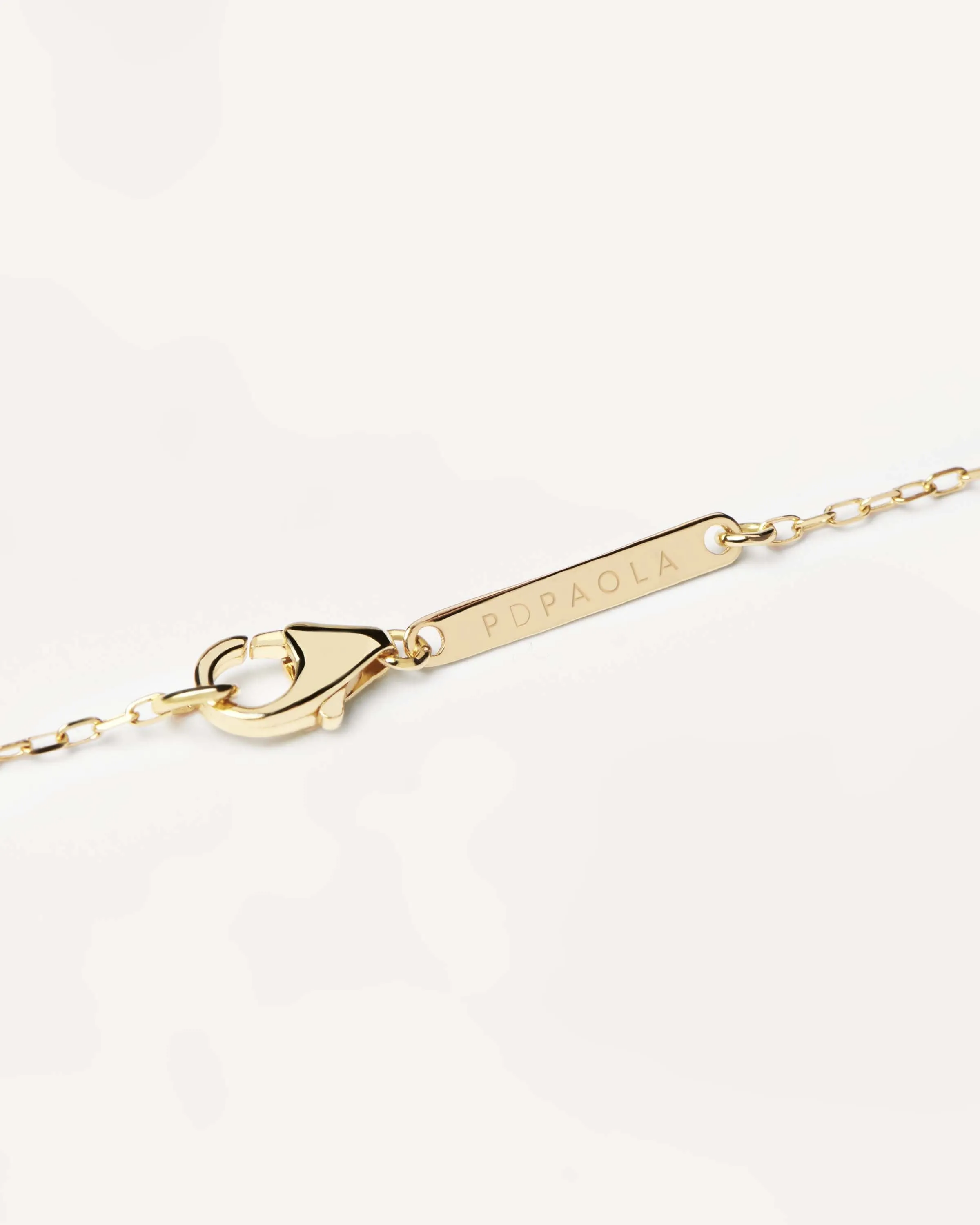 Diamonds and Gold Letter N Necklace