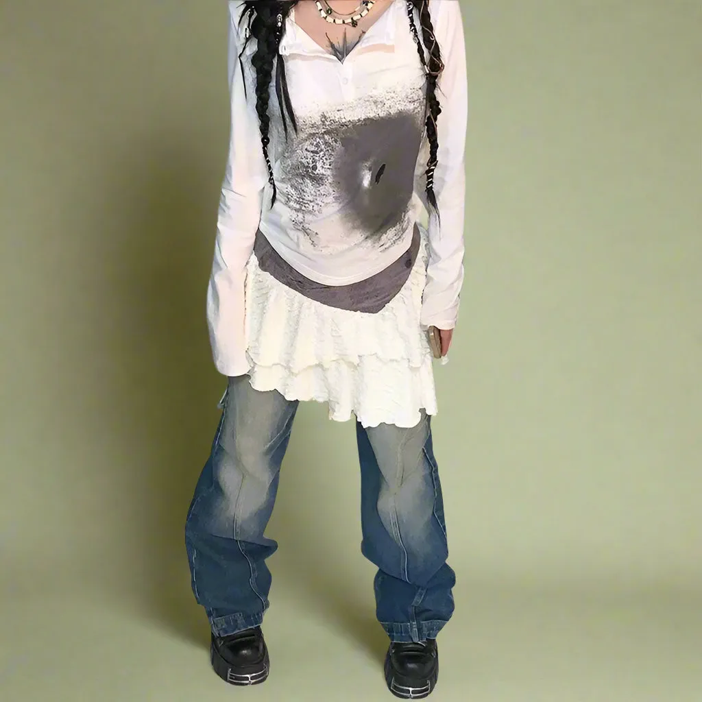 Frosted Layers Skirt