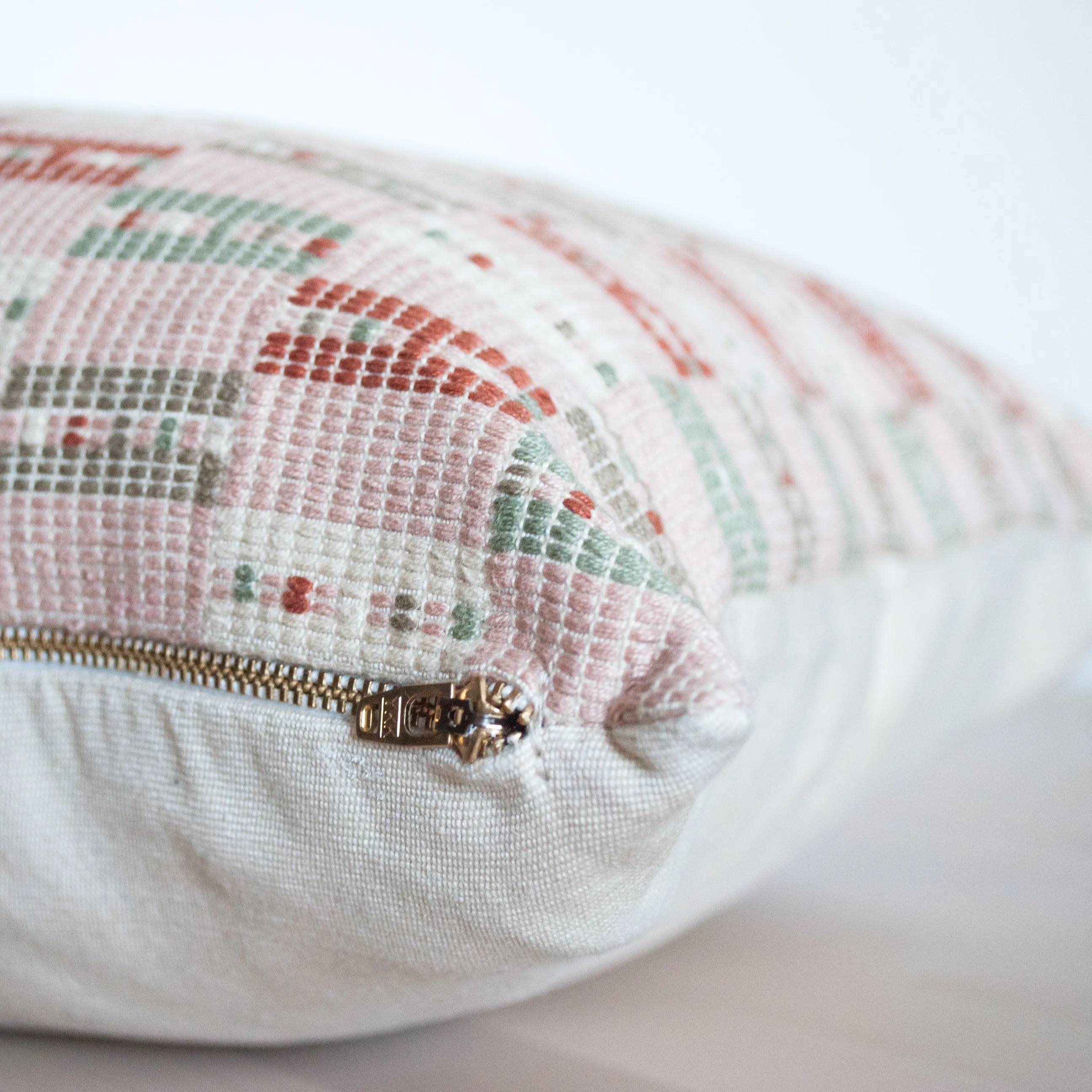 Ladrillo 18" x 18" Pillow Cover Multi Neutral Colors