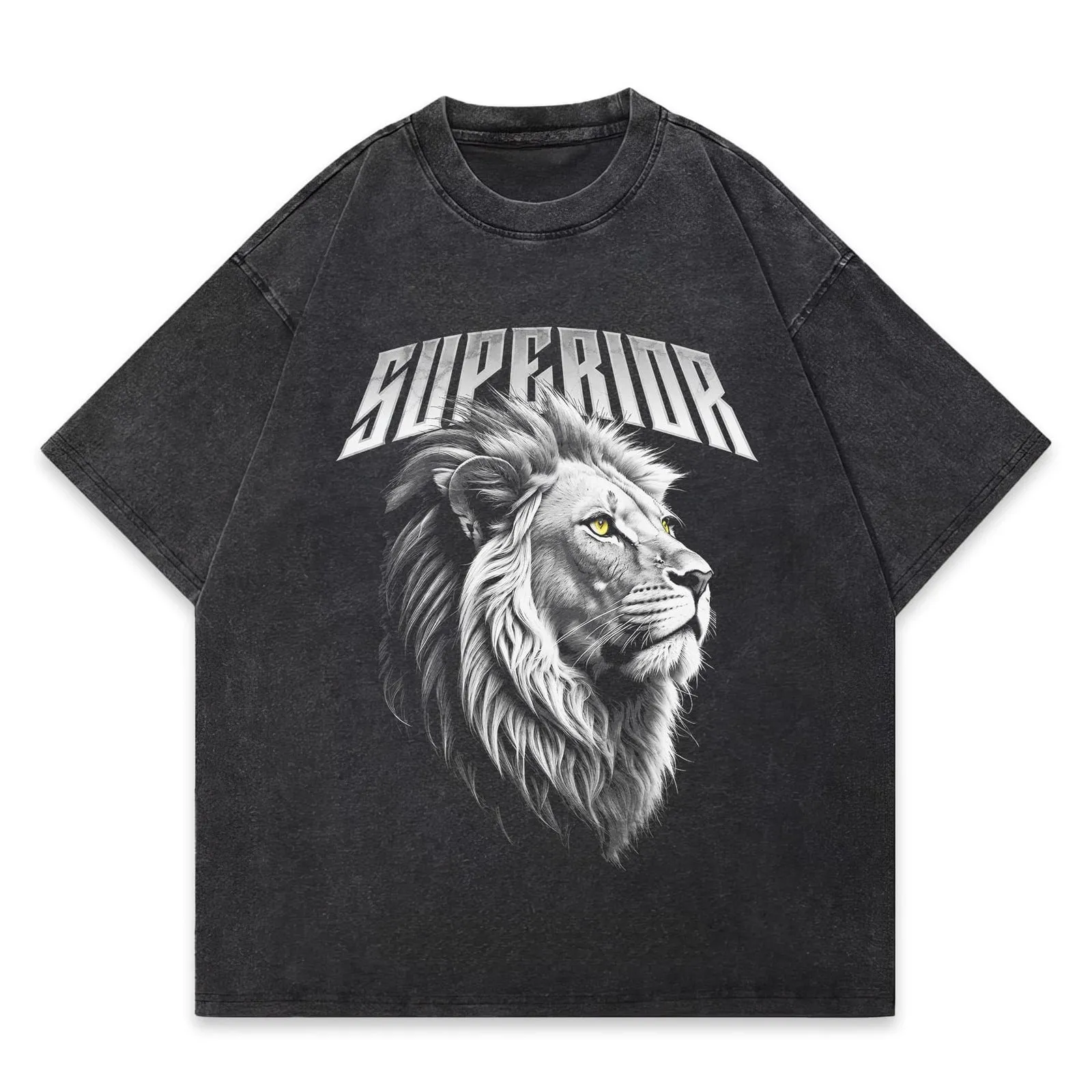 Superior Lion Oversized Graphic T-Shirt
