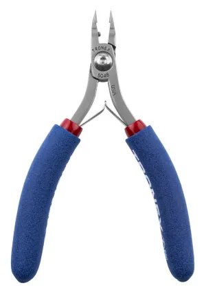 Tronex 5048 Extra Fine Pointed Head Razor Flush Carbon Steel Tip Cutter, 4.8" OAL
