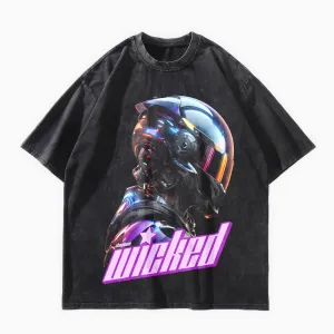 Wicked Game Droid Oversized Y2K T-Shirt